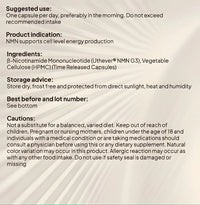 Juvina Bioscience Cell Activator XR product label detailing suggested daily use, indication for cellular energy, and Uthever NMN G3 ingredients.
